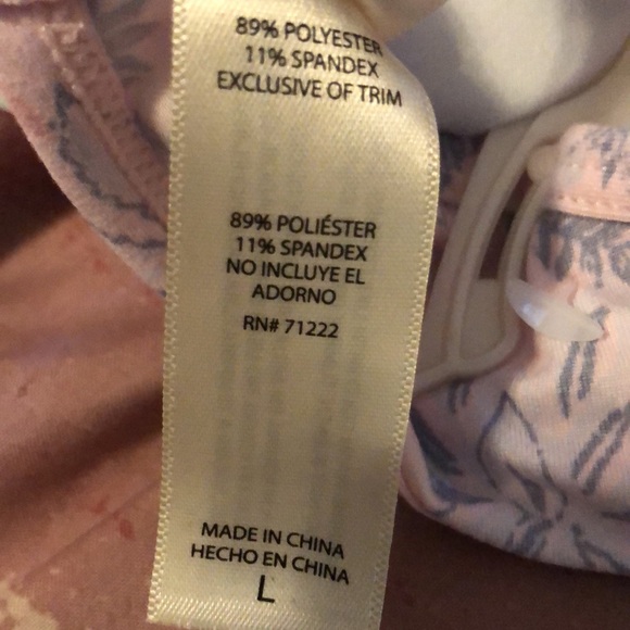 Jessica Simpson 5pk pink blue gray multi thong panties size large new - Picture 14 of 14